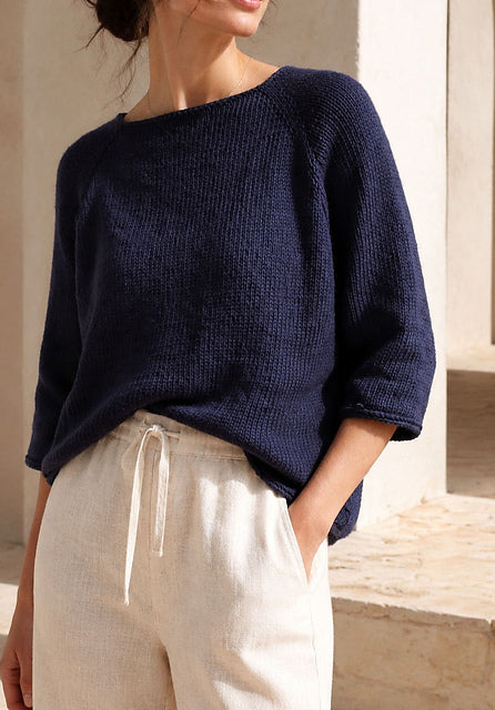Top Down Sweater Knitting Pattern