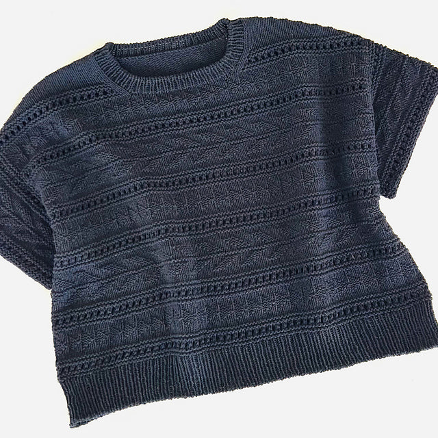 Breezy Boxy Tee Knitting Pattern