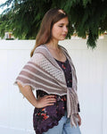 Two Tone Shawl Knitting Pattern