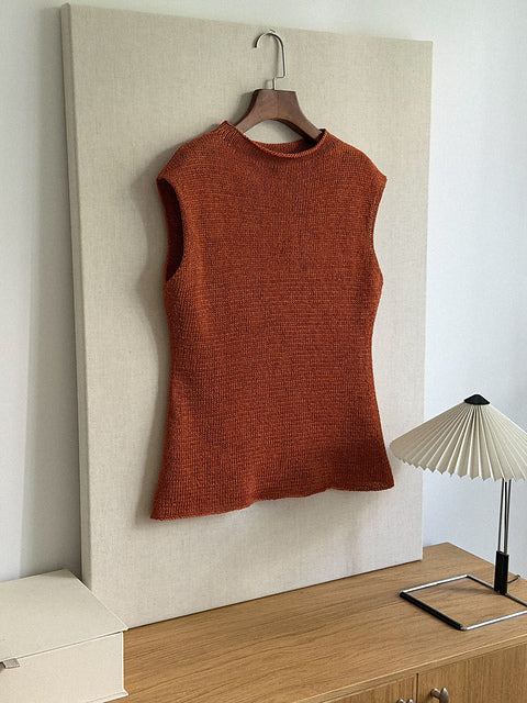 Minimal Sleeveless Top Knitting Pattern