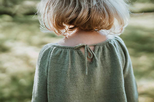 Flowy Kids Blouse Knitting Pattern
