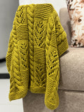 Baby Leaf Blanket Knitting Pattern