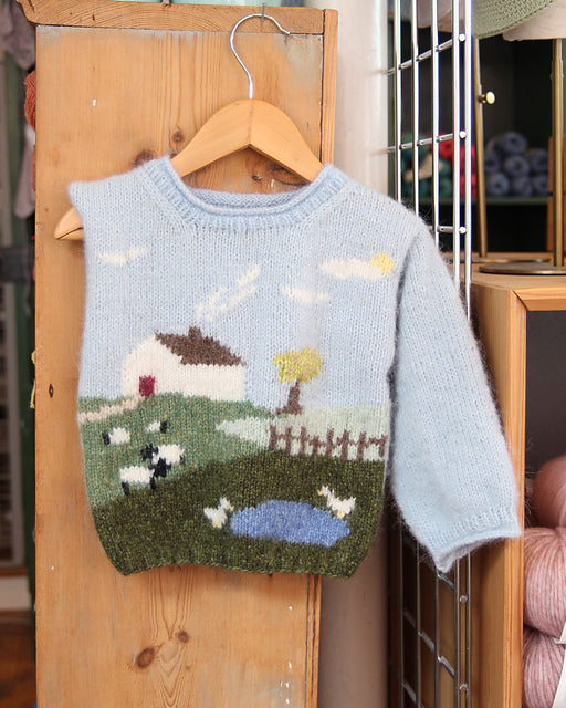 Baby Farm Sweater Knitting Pattern