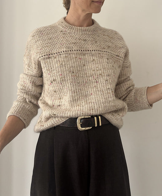 Moss Slip Sweater Knitting Pattern