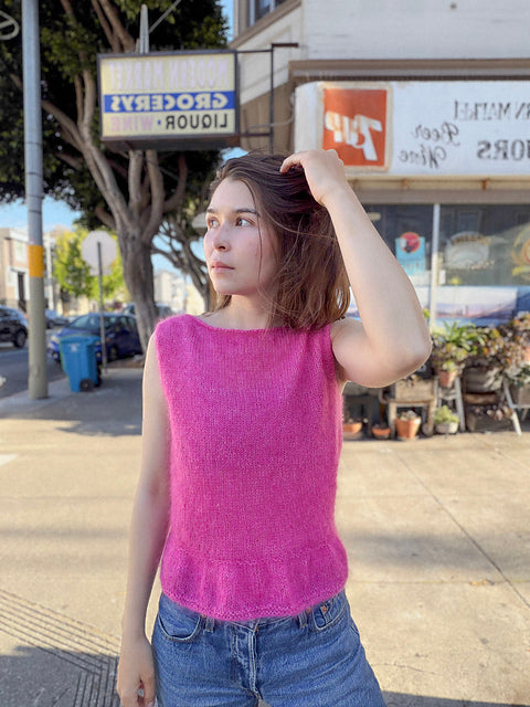 Peplum Top Knitting Pattern