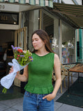 Peplum Top Knitting Pattern