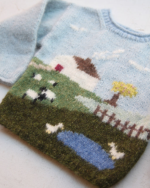 Baby Farm Sweater Knitting Pattern