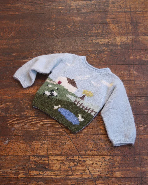 Baby Farm Sweater Knitting Pattern