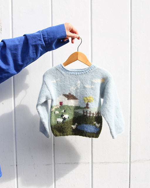 Baby Farm Sweater Knitting Pattern