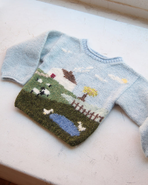 Baby Farm Sweater Knitting Pattern