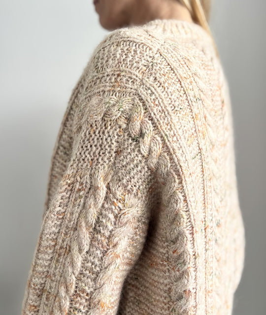 Oversized Cable Cardigan Knitting Pattern
