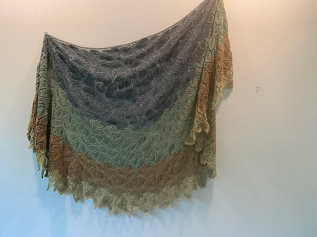 Forest Lace Shawl Knitting Pattern