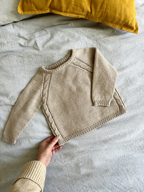 Baby Raglan Sweater Knitting Pattern