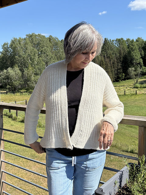 Boxy Cardigan Knitting Pattern