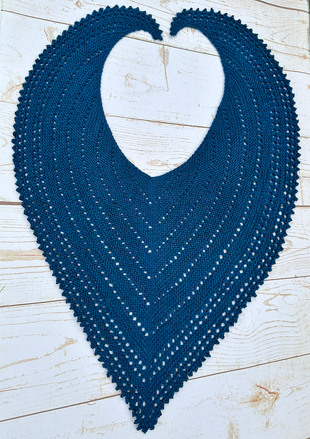 Heart Shaped Shawl Knitting Pattern
