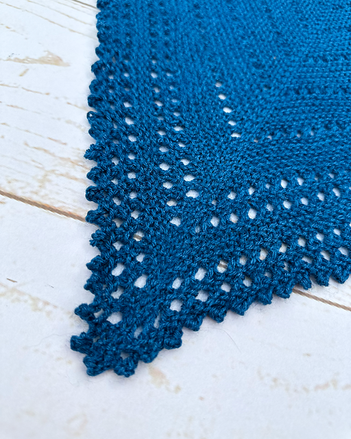 Heart Shaped Shawl Knitting Pattern