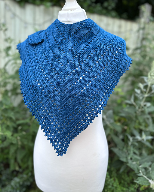 Heart Shaped Shawl Knitting Pattern