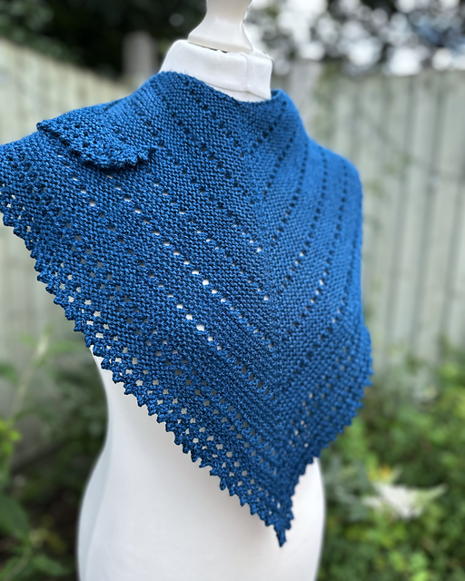 Heart Shaped Shawl Knitting Pattern