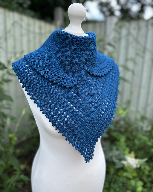 Heart Shaped Shawl Knitting Pattern