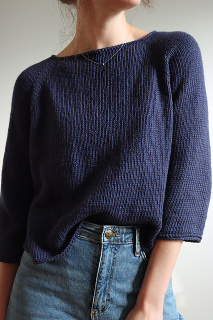 Top Down Sweater Knitting Pattern
