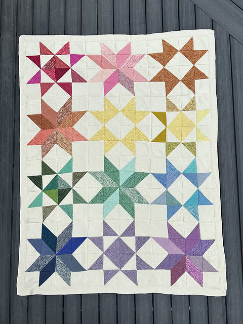 Modular Quilt Blanket Knitting Pattern