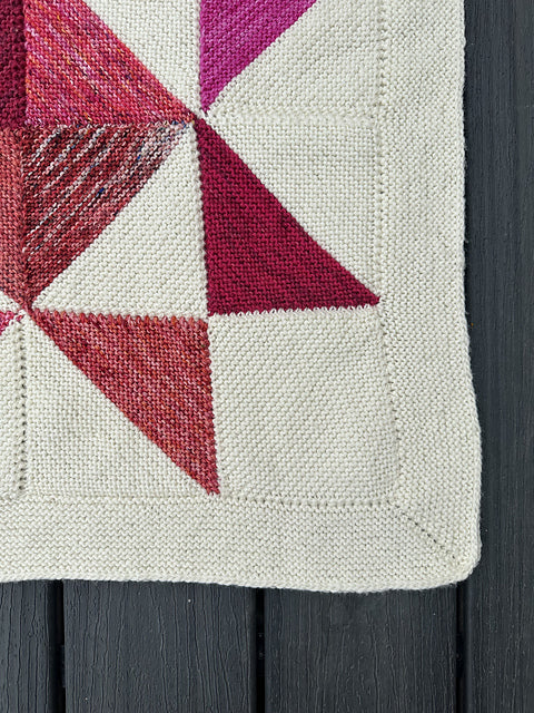 Modular Quilt Blanket Knitting Pattern