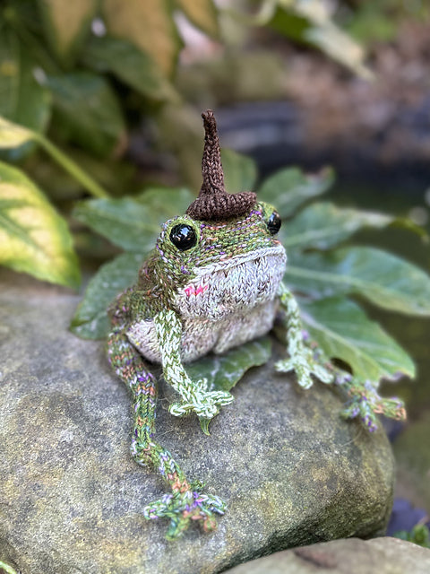 Toad Plush Knitting Pattern