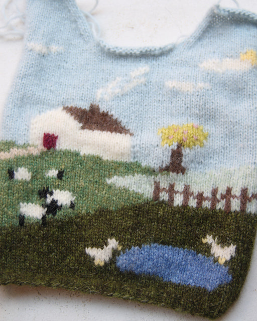 Baby Farm Sweater Knitting Pattern