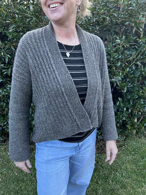 Boxy Cardigan Knitting Pattern