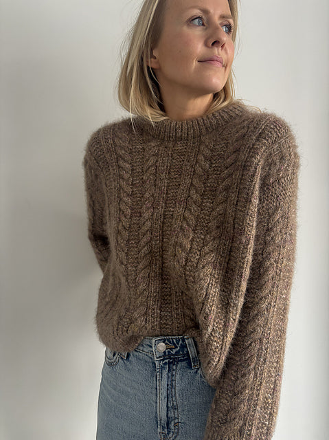 Cable Texture Sweater Knitting Pattern