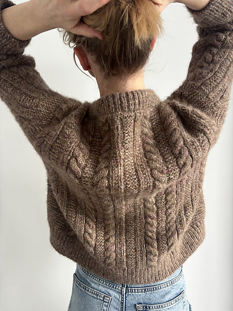 Cable Texture Sweater Knitting Pattern