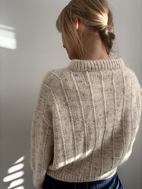 Cable Column Sweater Knitting Pattern