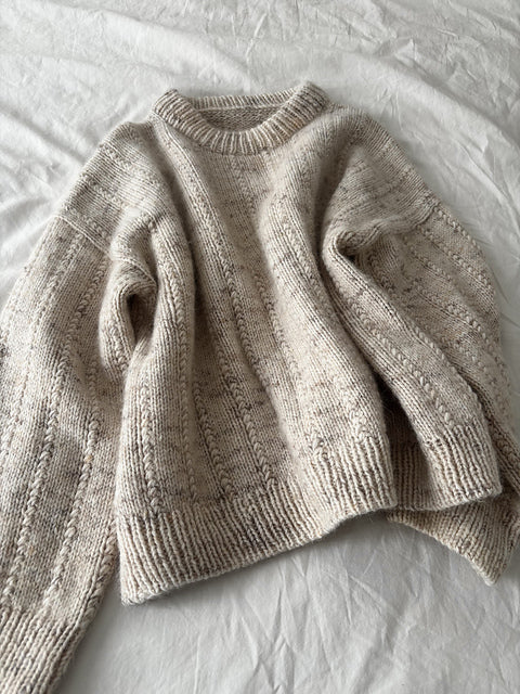 Cable Column Sweater Knitting Pattern