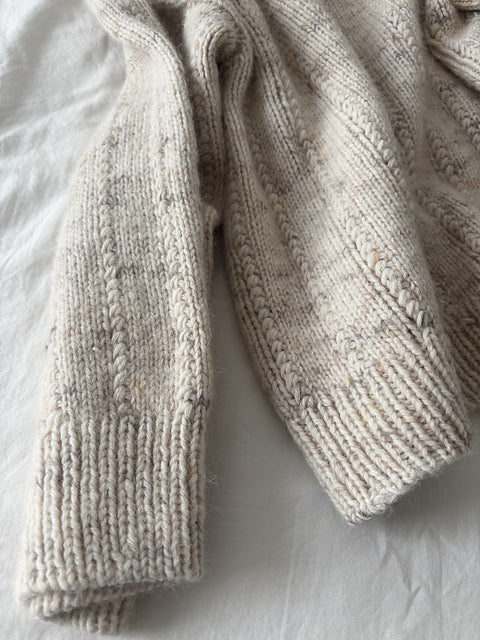 Cable Column Sweater Knitting Pattern