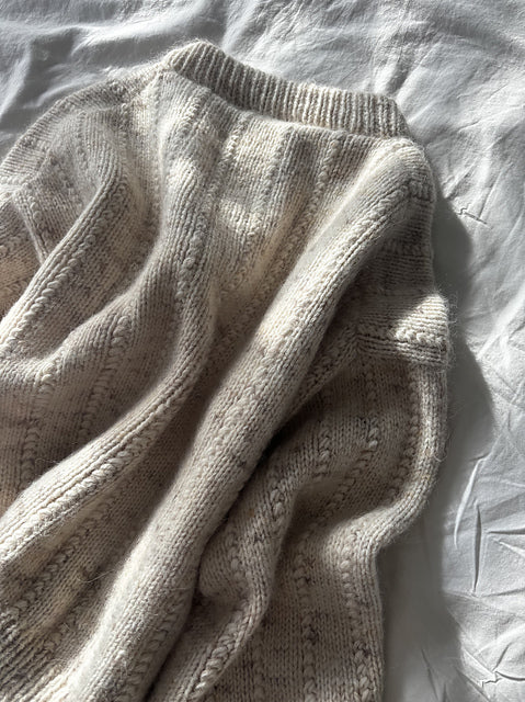 Cable Column Sweater Knitting Pattern