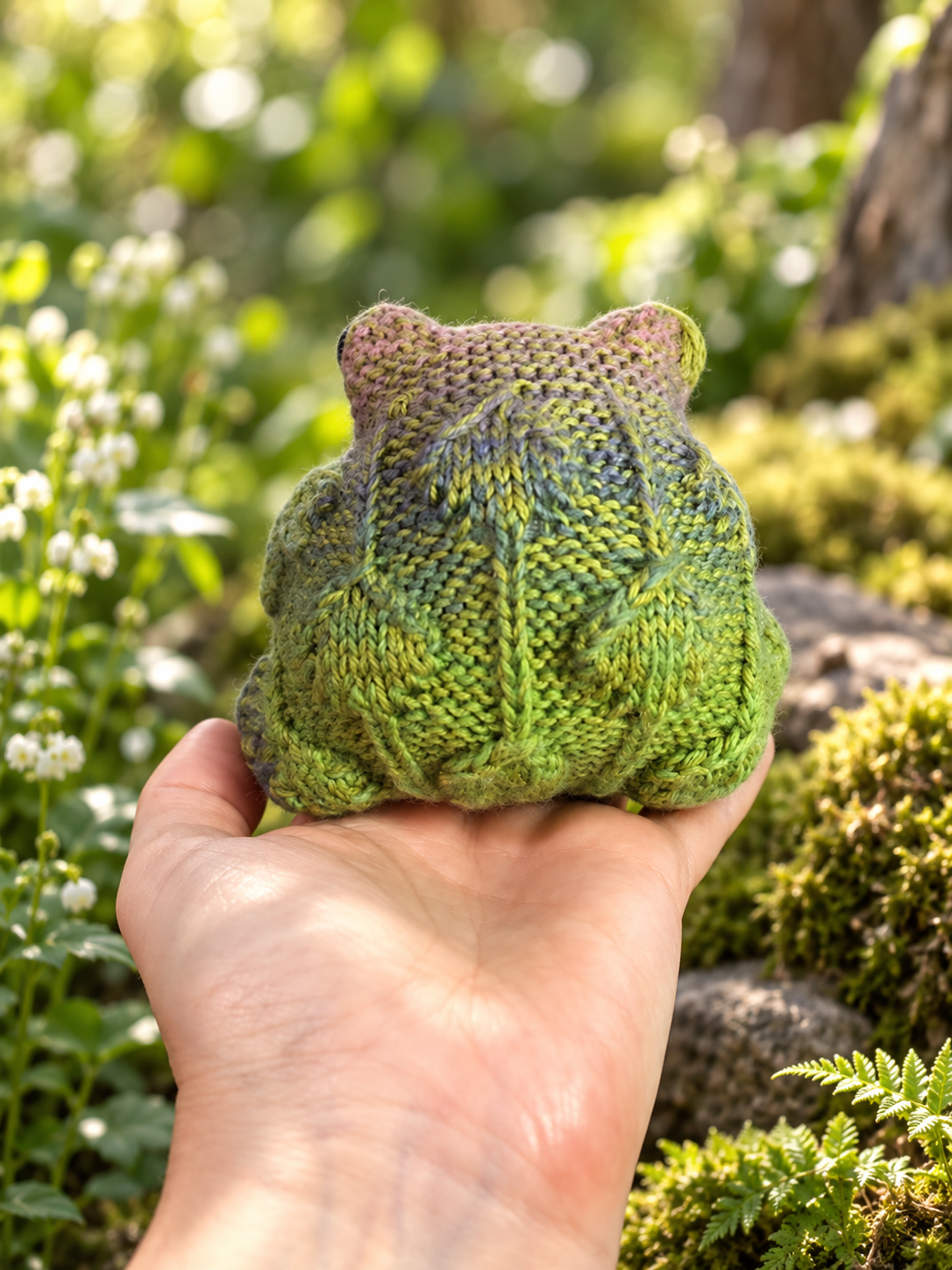 Toad Plush Knitting Pattern