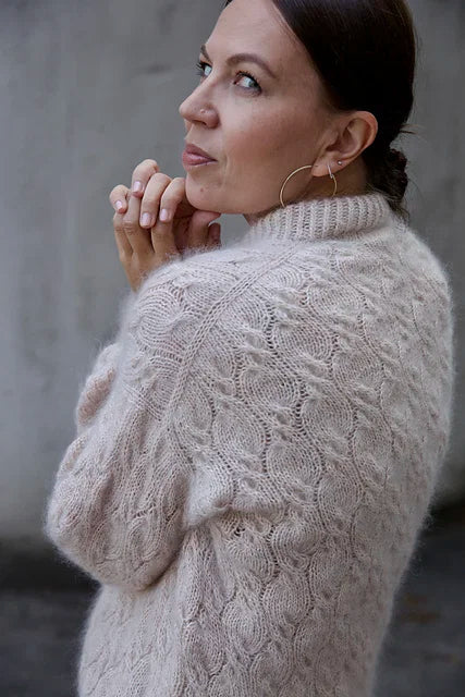 Diamond Texture Sweater Knitting Pattern