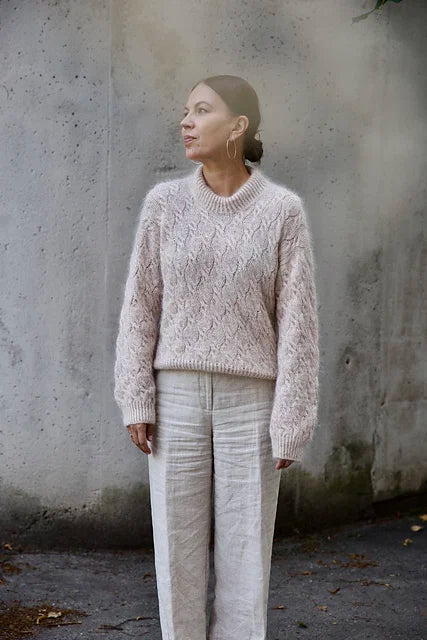 Diamond Texture Sweater Knitting Pattern
