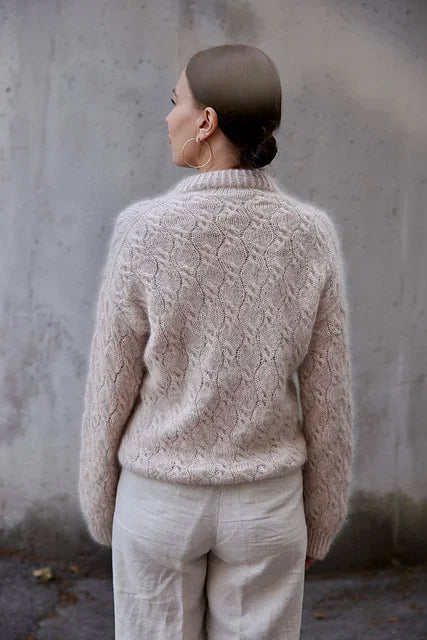 Diamond Texture Sweater Knitting Pattern