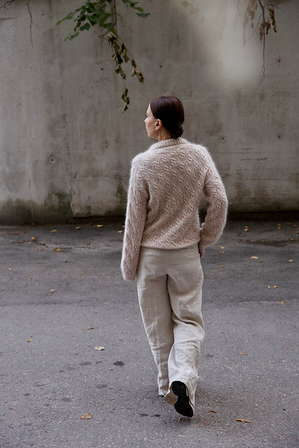 Diamond Texture Sweater Knitting Pattern