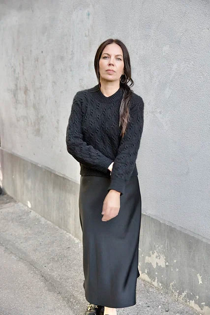 Diamond Texture Sweater Knitting Pattern