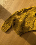 Kids Cable Sweater Knitting Pattern