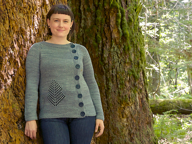 Forest Lace Cardigan Knitting Pattern