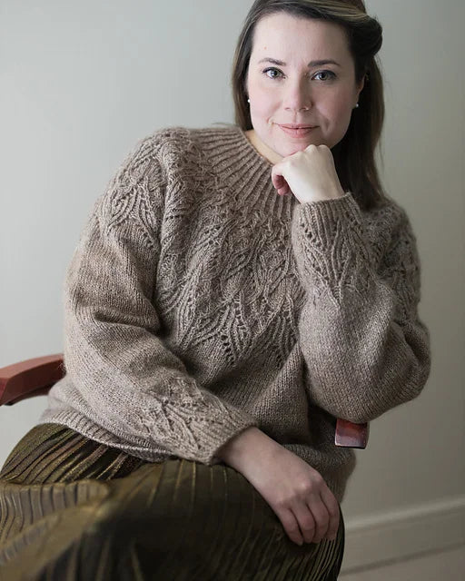Mohair Lace Sweater Knitting Pattern