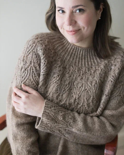 Mohair Lace Sweater Knitting Pattern