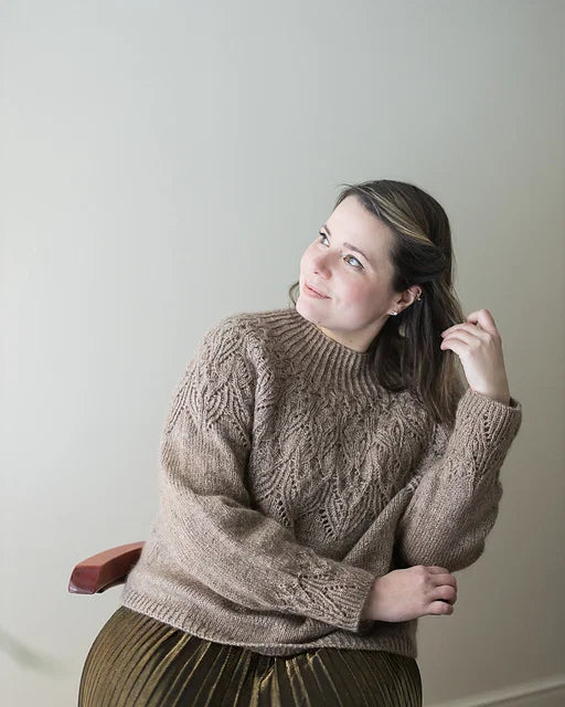 Mohair Lace Sweater Knitting Pattern