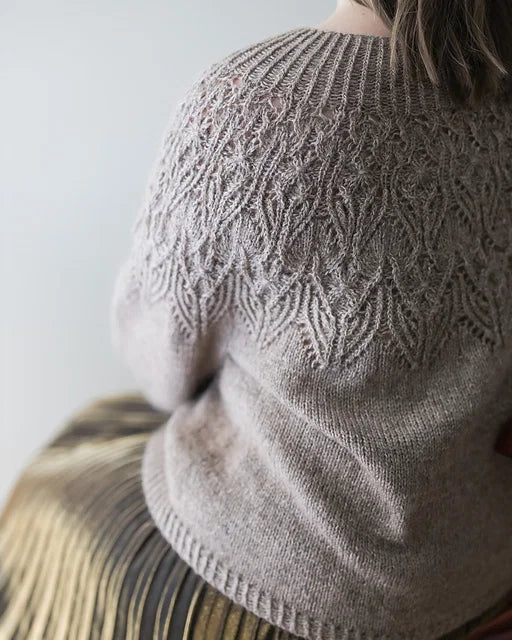 Mohair Lace Sweater Knitting Pattern