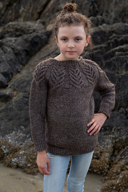 Winter Cable Sweater Knitting Pattern