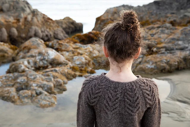 Winter Cable Sweater Knitting Pattern