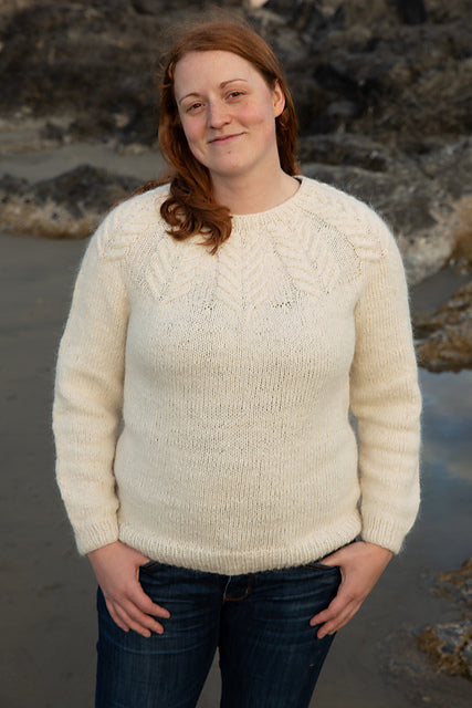 Winter Cable Sweater Knitting Pattern